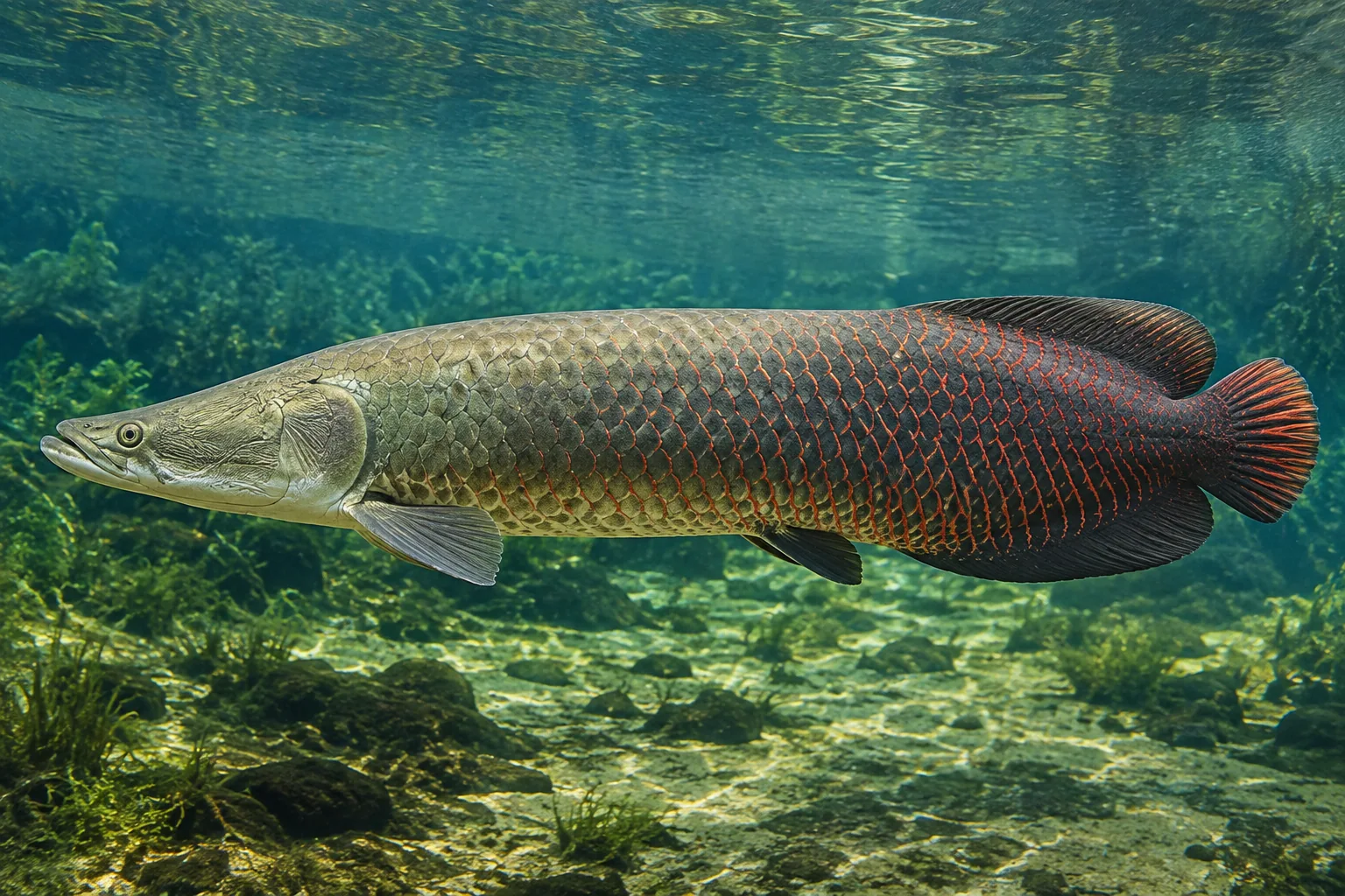 Imagem ilustrativa de Pirarucu (Arapaima gigas)