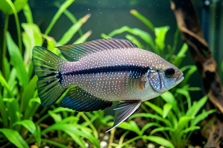 Gourami-pérola em aquário