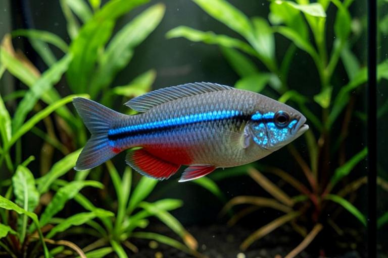 Tetra-cardinal em aquário